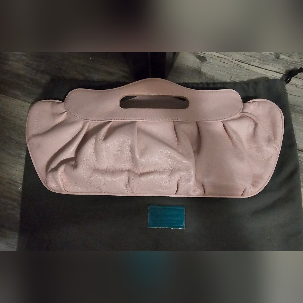 CUTE PINK CLUTCH (GENTLY USED)